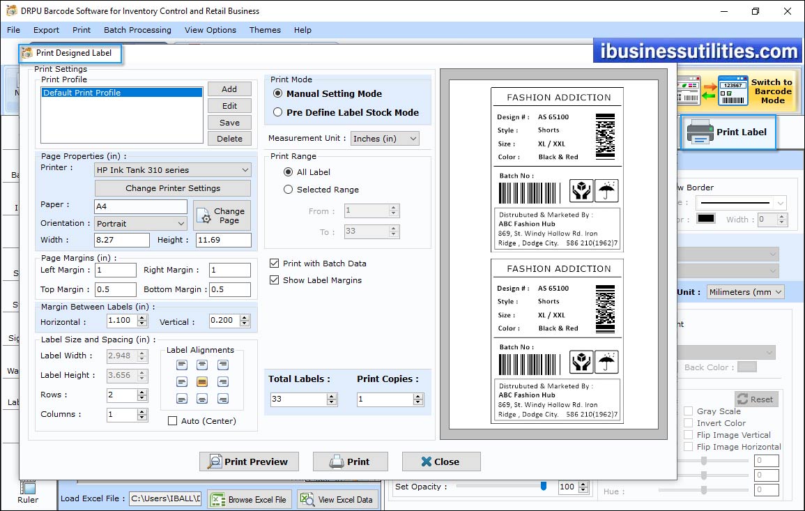 Barcode Label Maker - Standard Edition